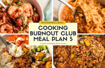 Cooking Burnout Club Meal Plan 5
