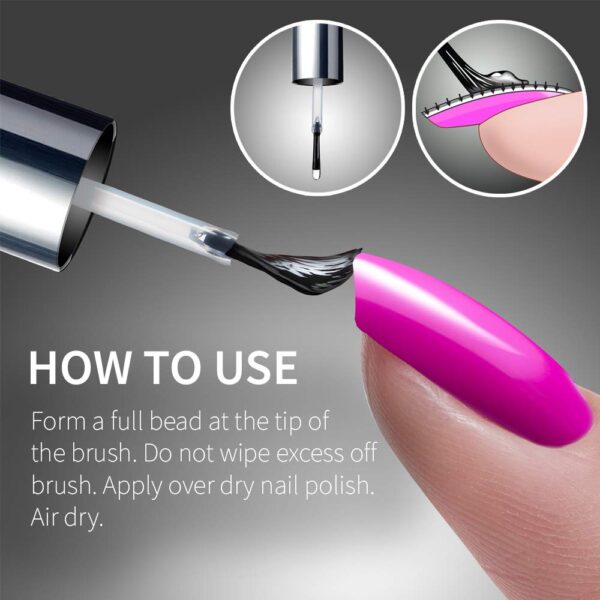 Seche Vive Gel Effect Top Coat 0.5Oz, Boxed - Image 7
