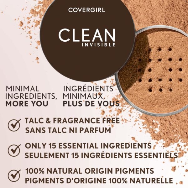 Clean Invisible Loose Powder Translucent Dark - Image 5