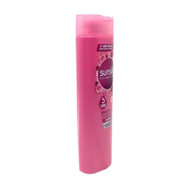 Sunsilk Pink Smooth & Manageable Shampoo 180ml - Image 5
