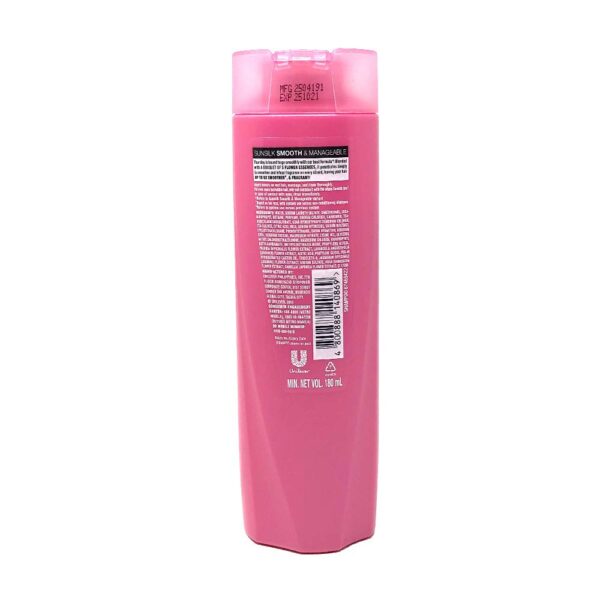 Sunsilk Pink Smooth & Manageable Shampoo 180ml - Image 2