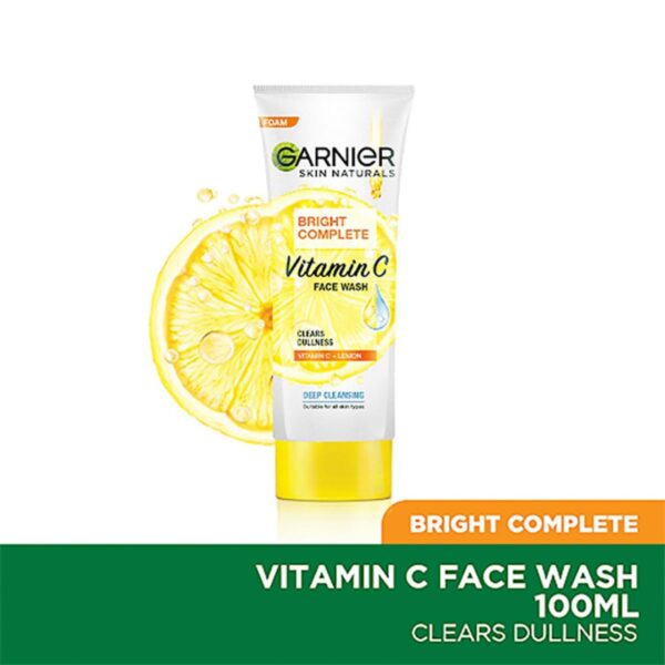 Garnier Light Face Wash 100g - Image 2