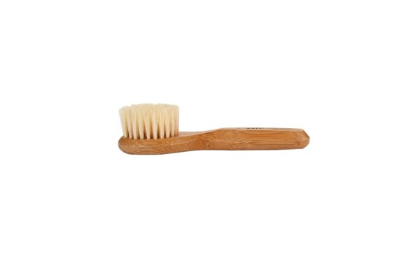 Facial Cleansing Brush - Natural Bristle Wood Handle - Image 3