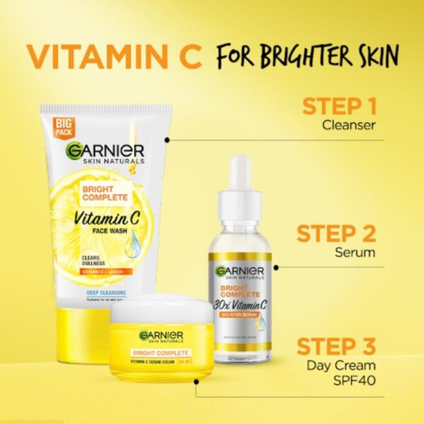 Garnier Light Face Wash 100g - Image 6