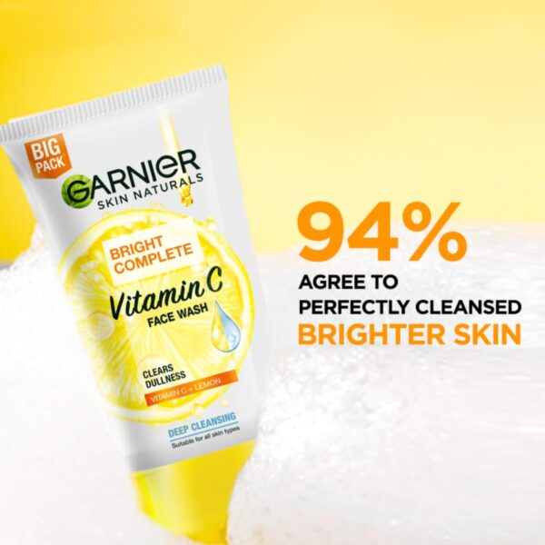 Garnier Light Face Wash 100g - Image 4