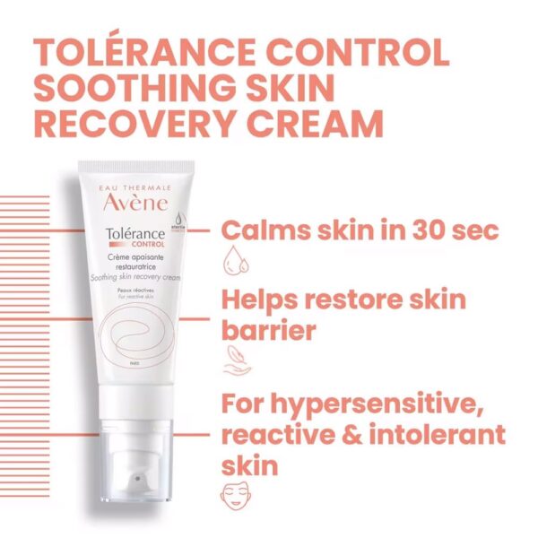 Avène Tolerance Control Soothing Skin Recovery Cream - Image 3