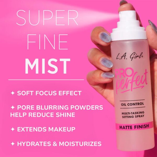 L.A. Girl Pro Perfect Long-Wear Setting Spray GFS200 - Image 2