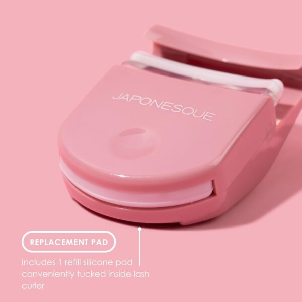 JAPONESQUE Travel Eyelash Curler (Pink, 2 Pack) - Image 5