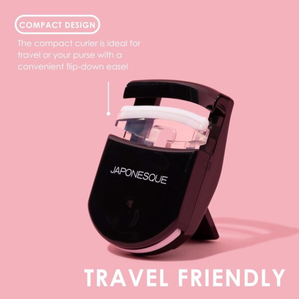 JAPONESQUE Travel Eyelash Curler (Black, 2 Pack) - Image 4