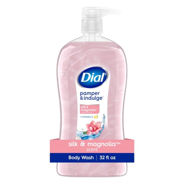 Dial Body Wash, Pamper & Indulge, Silk & Magnolia, 32 fl oz