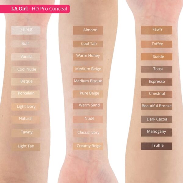 L.A. Girl HD Pro.Conceal, Creamy Beige GC973 - Image 5