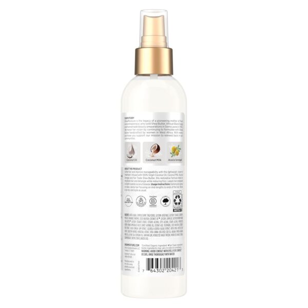 SheaMoisture 100% Virgin Coconut Oil Leave-in Treatment, 8 Ounce - Image 3