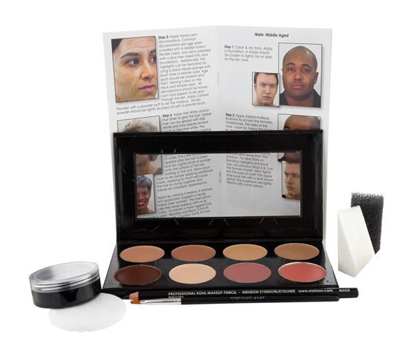 Mehron Makeup Mini-Pro Student Makeup Educational Kit (Medium/Olive) - Image 2