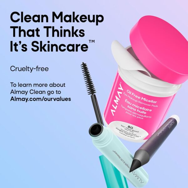 Almay Thickening & Tint Mascara, Nourishing Mascara, Hypoallergenic, 402 Black - Image 13