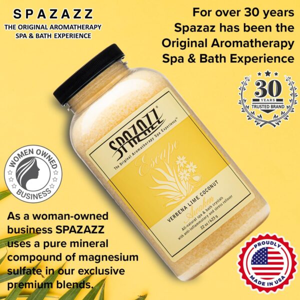 Spazazz 7377C Spa and Bath Crystals, Lime Coconut, 22 Ounce - Image 6