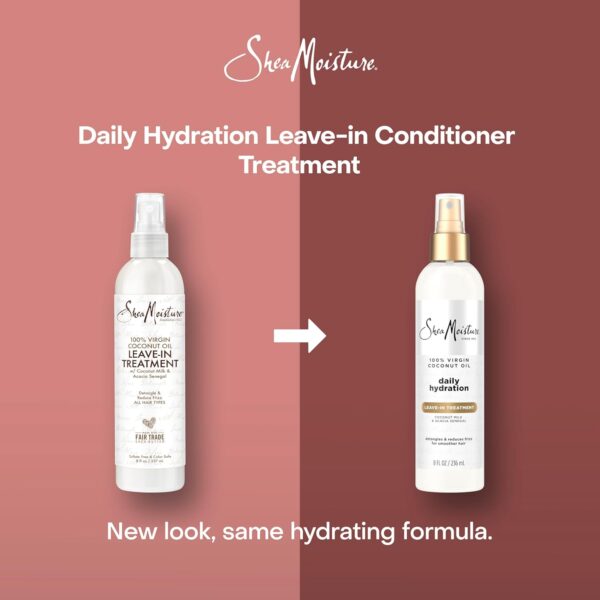 SheaMoisture 100% Virgin Coconut Oil Leave-in Treatment, 8 Ounce - Image 4