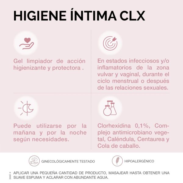 Cumlaude Gynelaude Higiene Íntima Clx 500Ml - Image 3