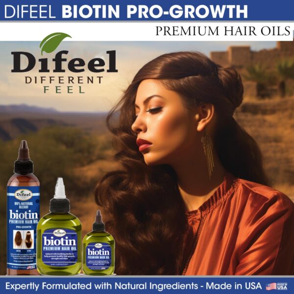 Difeel Premium Biotin Hair Oil 7.1 oz. - Image 6