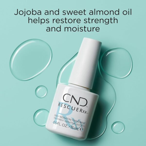 CND RescueRxx Nail Care Daily Keratin Treatment - Image 4