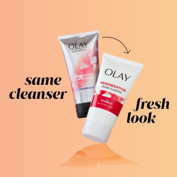 Olay Regenerist Regenerating Cream Cleanser Face Wash, 5 Fl Oz - Image 6