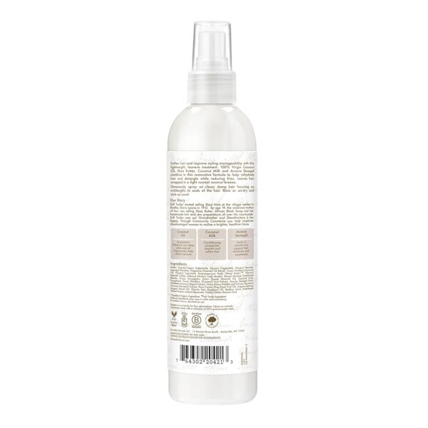 SheaMoisture 100% Virgin Coconut Oil Leave-in Treatment, 8 Ounce - Image 2