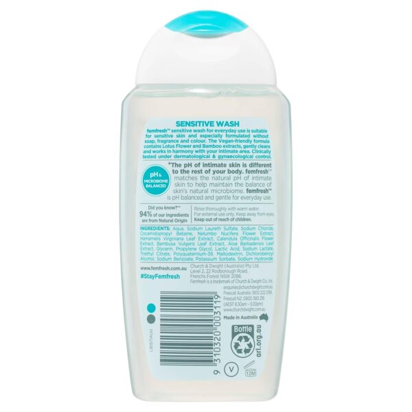 Femfresh Sensitive Wash 250ml - Image 2
