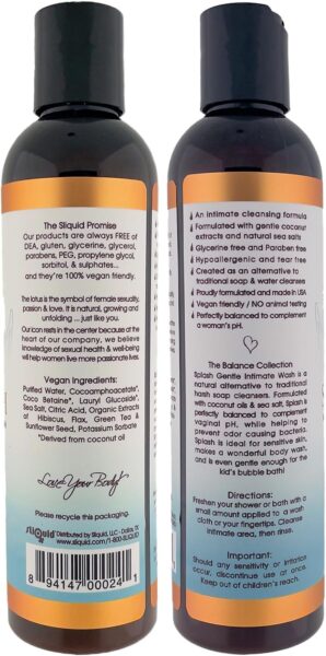 Sliquid Splash Gentle Feminine Wash - Unscented 8.5 fl oz - Image 2