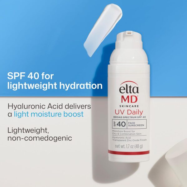 EltaMD UV Daily Tinted SPF 40 Face Sunscreen Moisturizer - Image 2