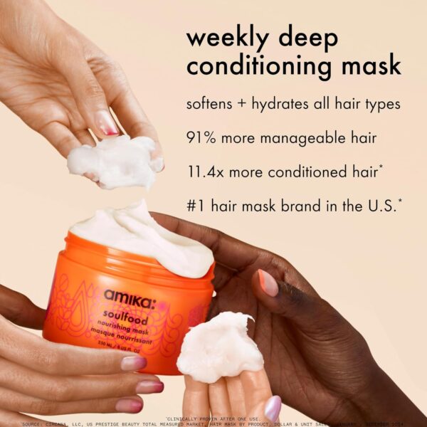 amika soulfood nourishing mask, 100ml - Image 2