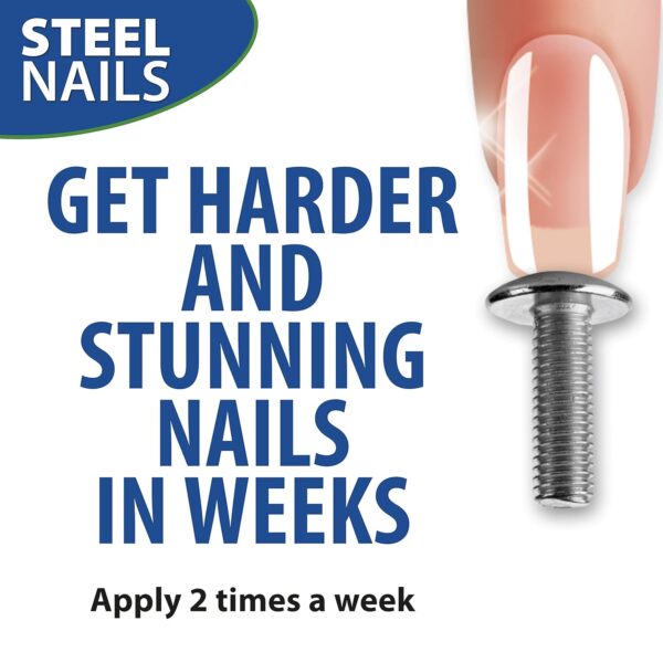 Steel Nails Hardener with Keratin, Calcium and Garlic - Image 2