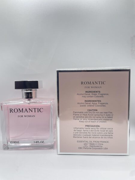 EBC Collection, ROMANTIC Perfume for Women, 3.4oz/100ml - Image 4