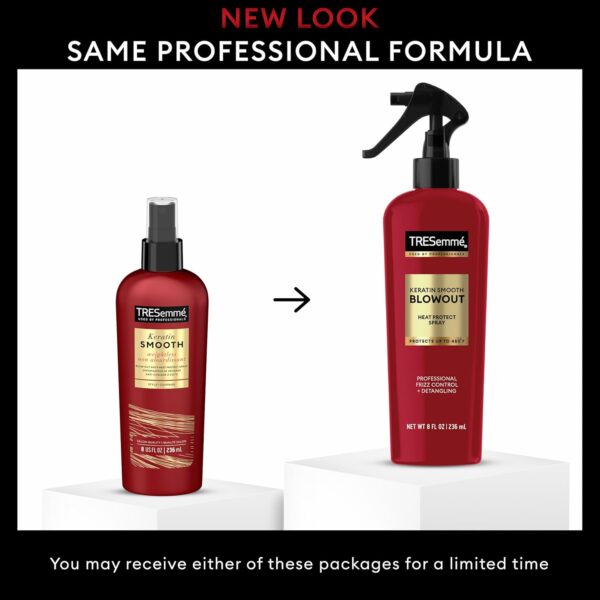 TRESemmé Expert Selection Heat Protection Spray, Keratin Smooth, 8 oz - Image 3