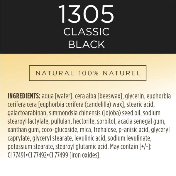 Mascara, Burt's Bees Lengthens Lashes, 100% Natural Makeup, Classic Black - Image 8