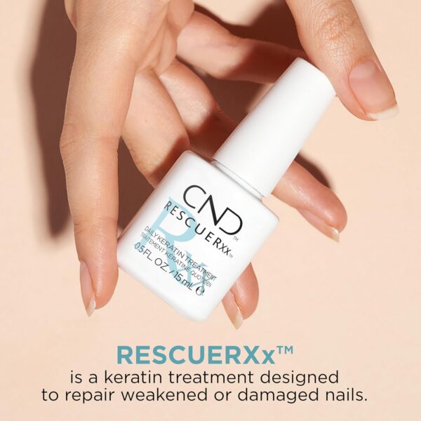 CND RescueRxx Nail Care Daily Keratin Treatment - Image 2