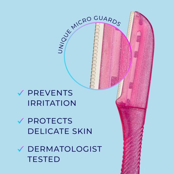 Schick Womens Silk Touch-Up Eyebrow Razor 3 Count - Image 6