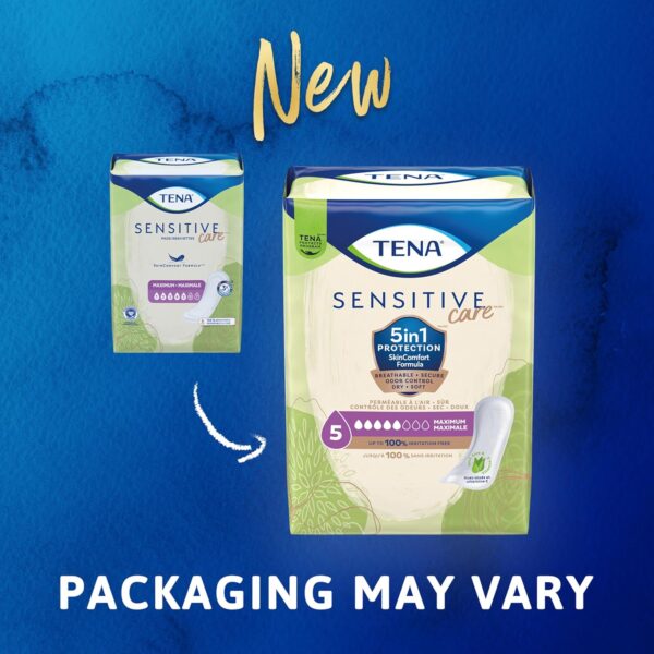 TENA Sensitive Care Maximum Pads, Regular Length, 56 count - Image 2