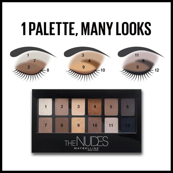 Maybelline New York The Nudes Eyeshadow Palette - Image 5