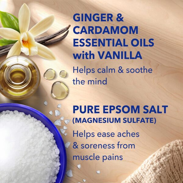 Dr Teal's Epsom Salt Magnesium Soak, Vanilla Comfort, 3 lbs - Image 6