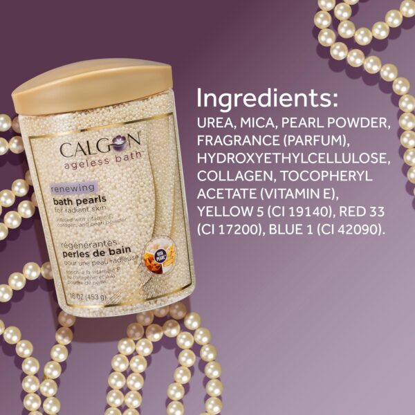 Calgon Ageless Bath Series Renewing Pearls, 16 oz. - Image 7