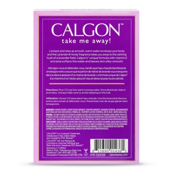 Calgon Ultra-Moisturizing Bath Beads, Lavender & Honey, 30 oz - Image 2