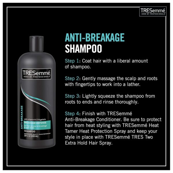 TRESemmé Shampoo, Anti-Breakage, 28 oz - Image 5