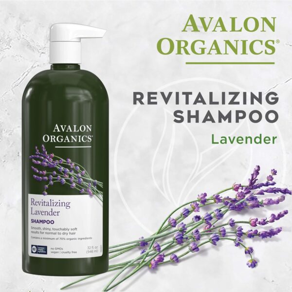 Avalon Organics Revitalizing Lavender Shampoo, 32 oz - Image 6