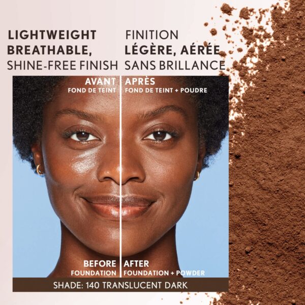 Clean Invisible Loose Powder Translucent Dark - Image 4