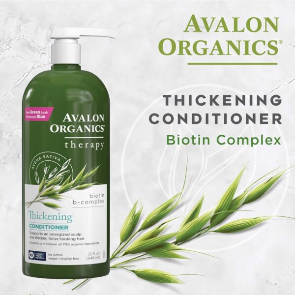 Avalon Organics Therapy Thickening Conditioner Biotin B-Complex, 32 oz - Image 6