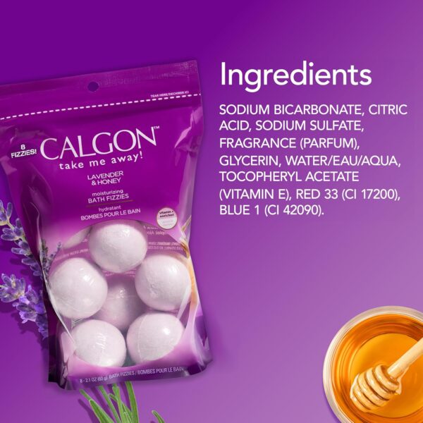 Calgon Bath Fizzies, Lavender & Honey, 8 pcs - Image 7