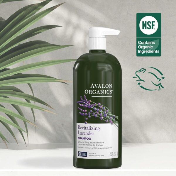 Avalon Organics Revitalizing Lavender Shampoo, 32 oz - Image 7