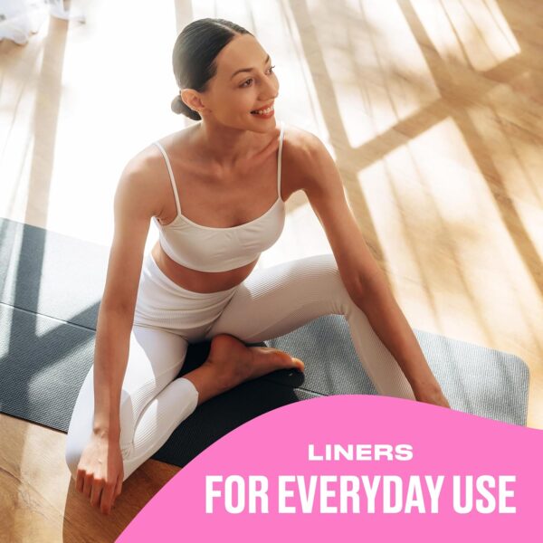 Carefree Panty Liners for Women, Regular, Unwrapped, Unscented, 120ct - Image 10