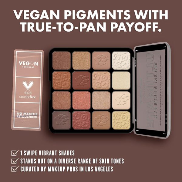 NYX PROFESSIONAL MAKEUP, Ultimate Shadow Palette, Eyeshadow Palette - Warm Neutrals - Image 4
