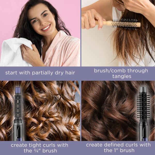 Conair 2-in-1 Hot Air Styling Curl Brush - Image 7