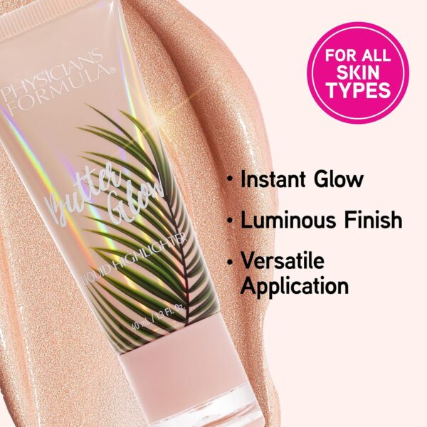 Physicians Formula Butter Glow Liquid Highlighter | Glow | High Pigment - Image 3
